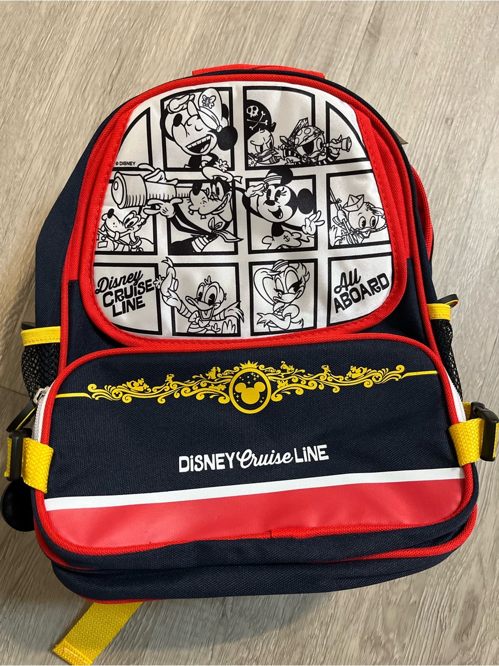 Disney Cruise Line Kids' Navy & Red Mickey Comic Backpack
